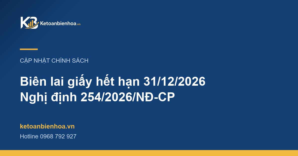 Biên lai giấy hết hạn 31/12/2026: chuyển sang biên lai điện tử và chứng từ khấu trừ thuế TNCN điện tử